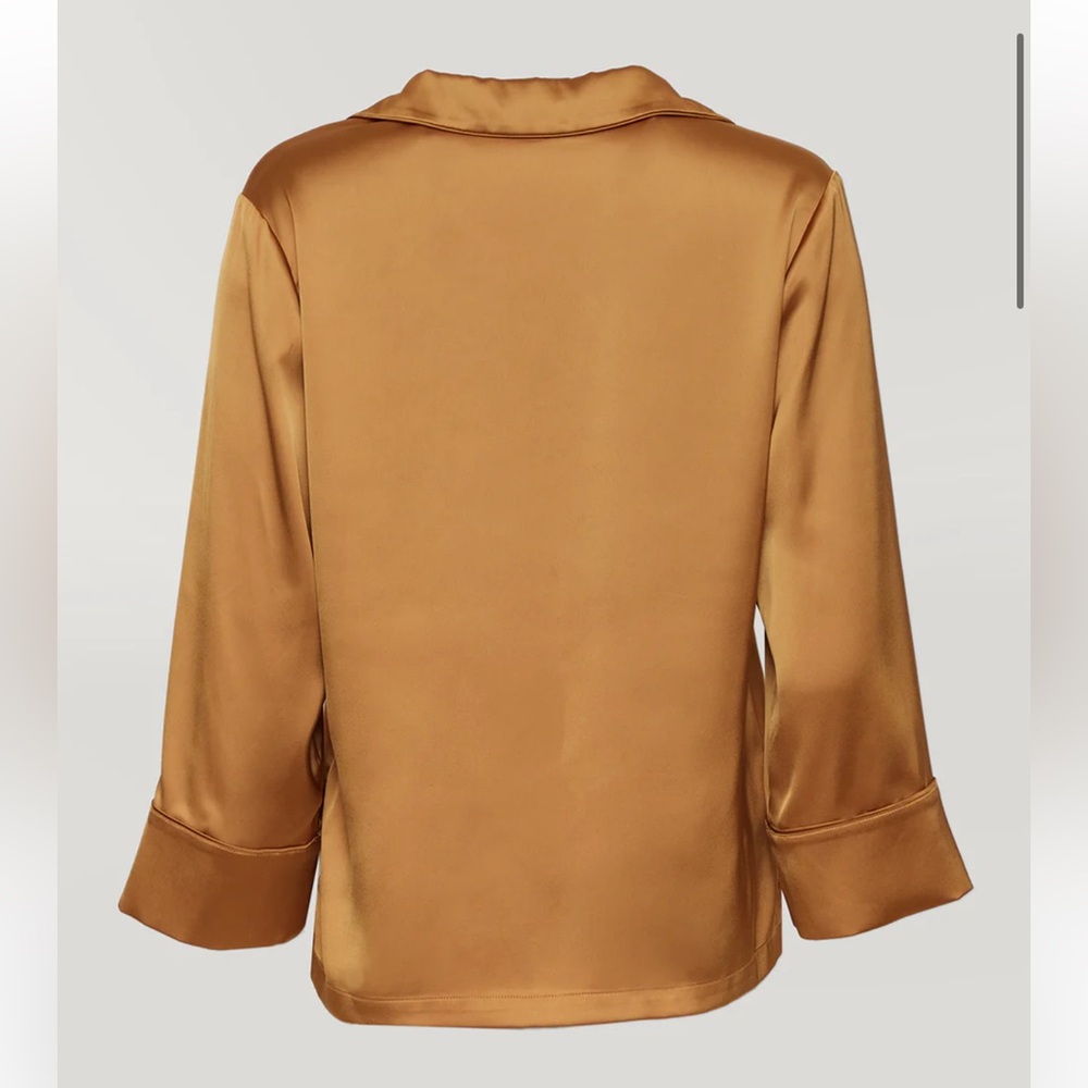 CARBON38 Satin Resort Top in Rust - Picture 5 of 11